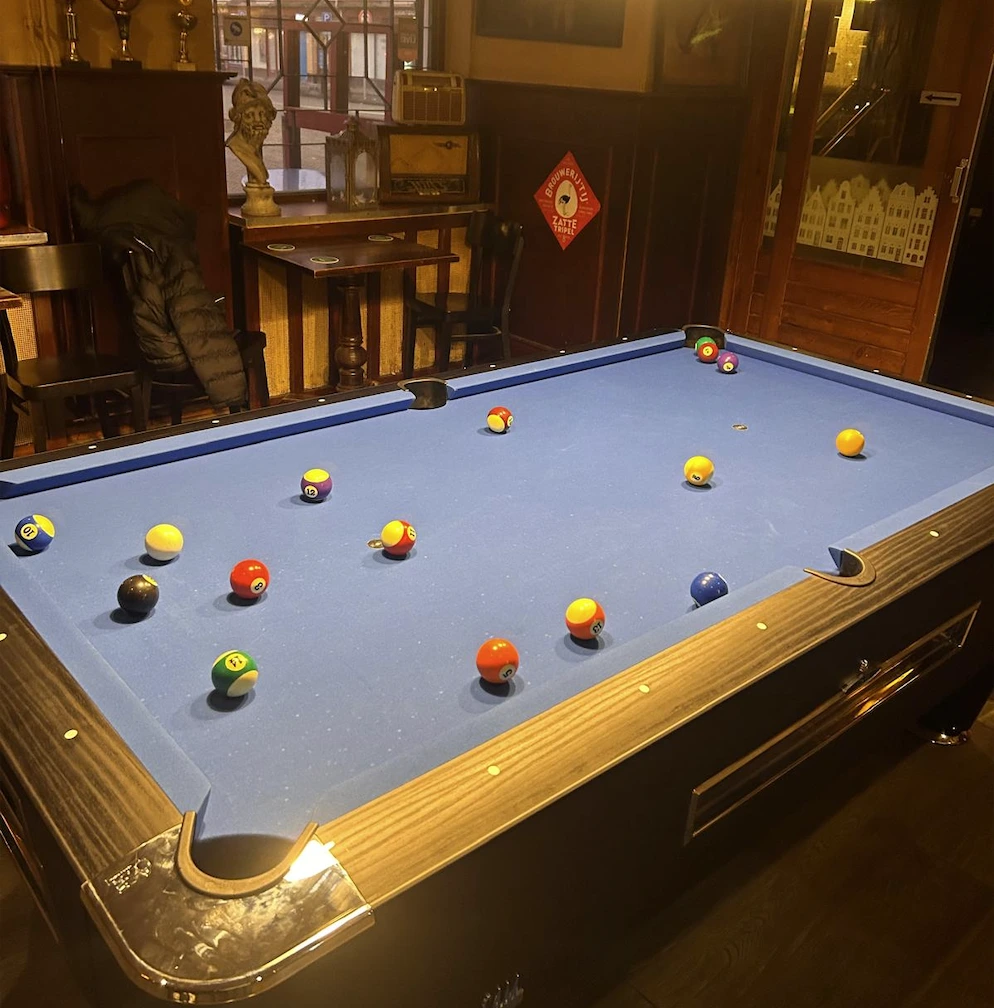Poolen / biljarten bij Café Oost